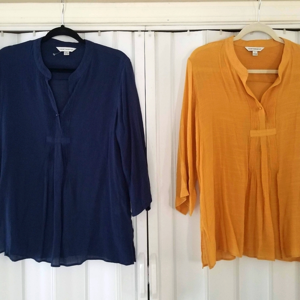 2 COUNTERPARTS blouses